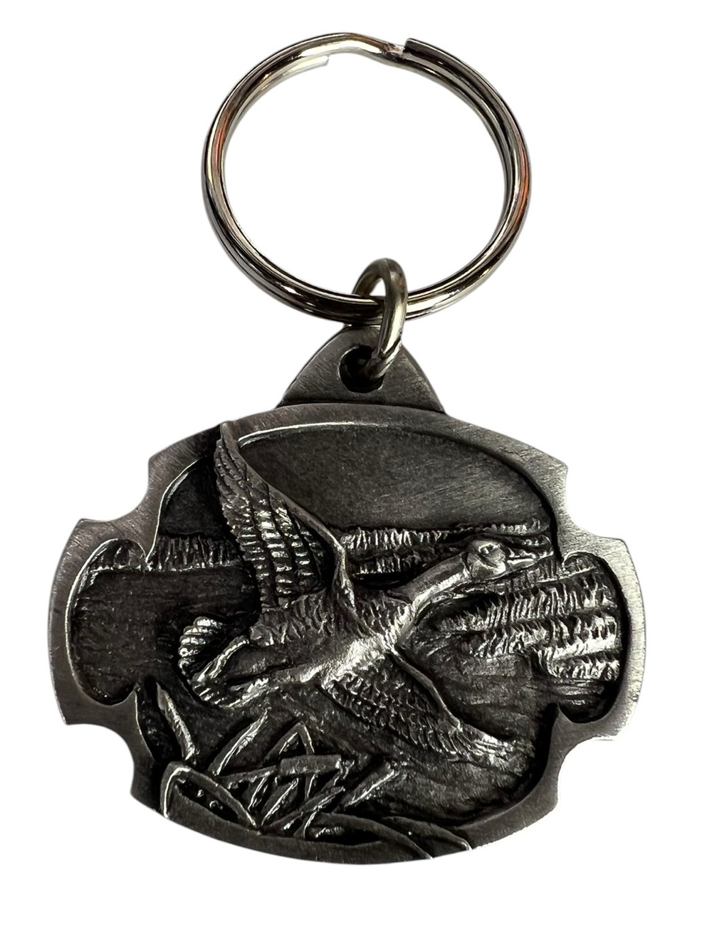 Canadian Goose Pewter Key Ring
